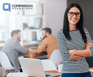 Animated GIF banner designed by RevenueJack for Comparison Advantage