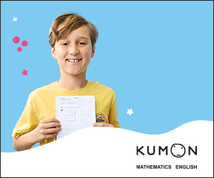 Animated GIF banner designed by RevenueJack for KUMON