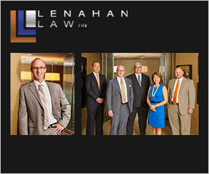 Animated GIF banner designed by RevenueJack for Lenahan Law