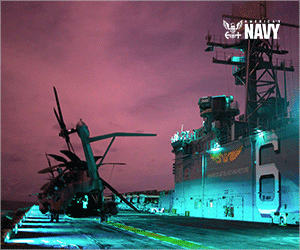 Animated GIF banner designed by RevenueJack for United States Navy Recruiting