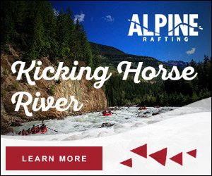Static banner designed by RevenueJack for Alpine Rafting