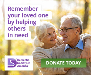 Static banner designed by RevenueJack for Dementia Society of America