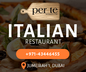Static banner designed by RevenueJack for Per Te Dubai